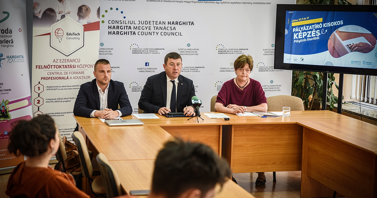 Pályázatíró kisokos tanfolyamot indít Hargita Megye Tanácsa